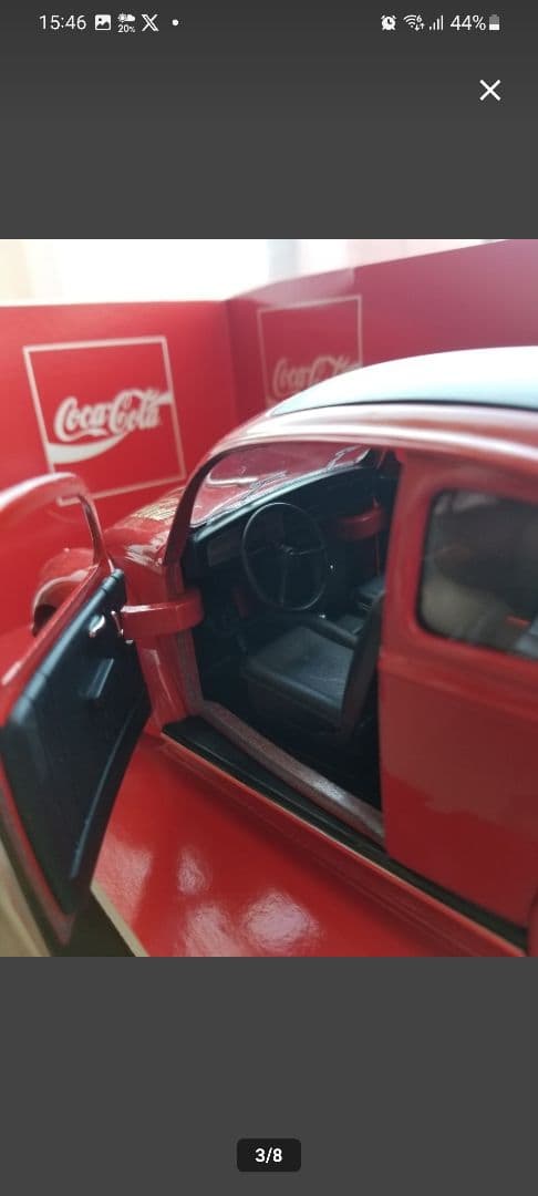 Coca-Cola ビートルモデル 赤