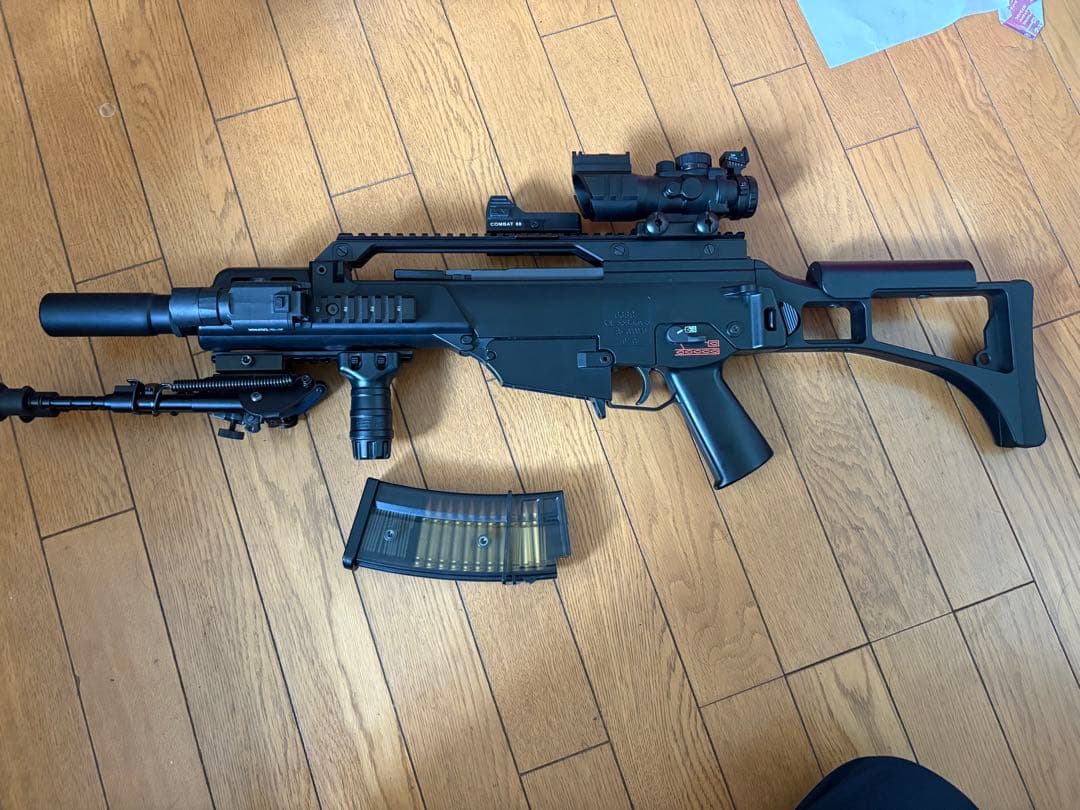 本日最終日　東京マルイ　G36Cカスタム　次世代電動ガン　バッテリー充電器付き