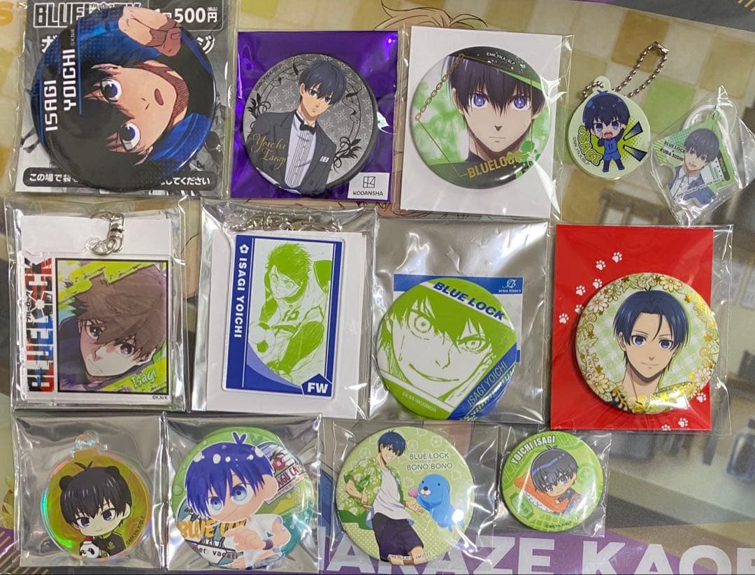 ブルーロック　潔 缶バッジ　アクリルキーホルダー AMNIBUS 原作　他