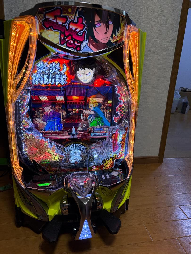家庭用可 eF炎炎ノ消防隊2 紅丸ver. 実機 外付け配線・鍵・トランス付