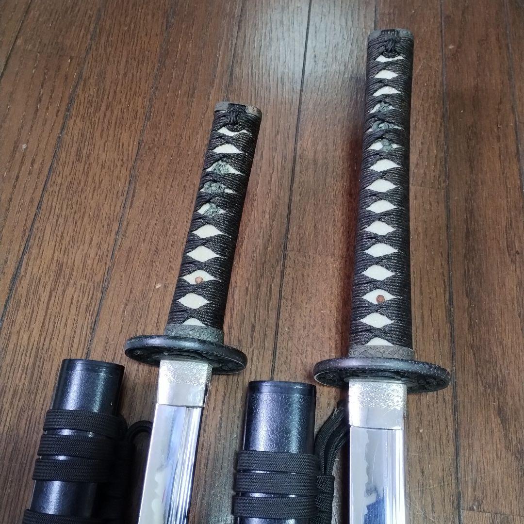 日本刀 2本セット ステンレス鋼　アニメ　コスプレ　模造刀