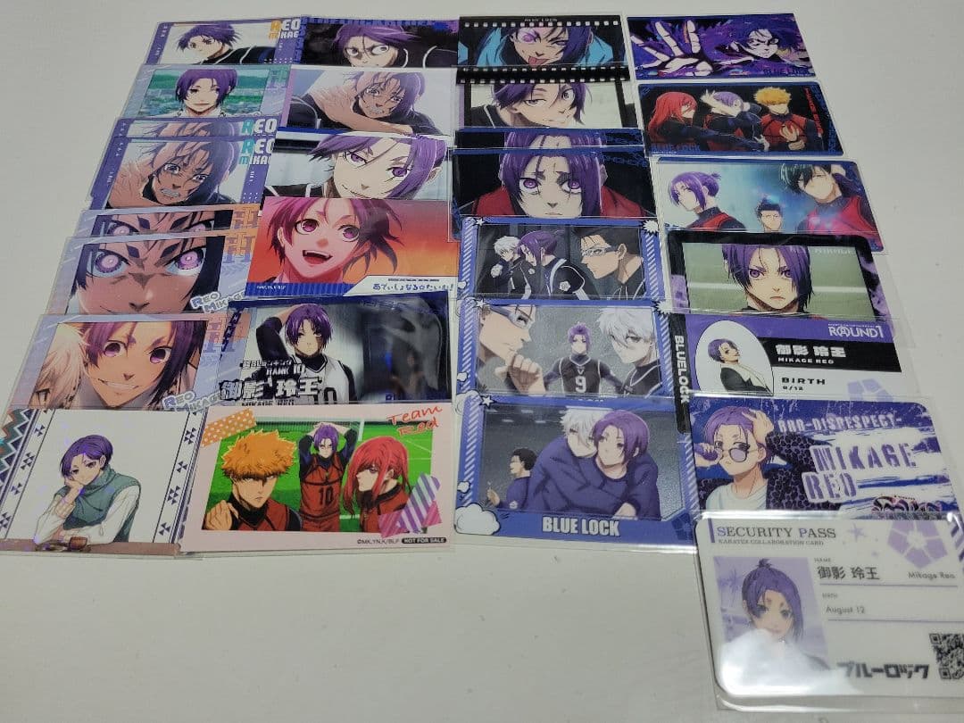 ブルーロック 御影玲王 ふぁぼか ステッカー ぱしゃこれ 特典 トランプ