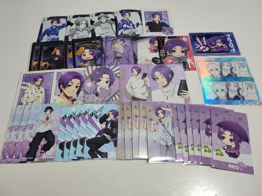 ブルーロック 御影玲王 ふぁぼか ステッカー ぱしゃこれ 特典 トランプ