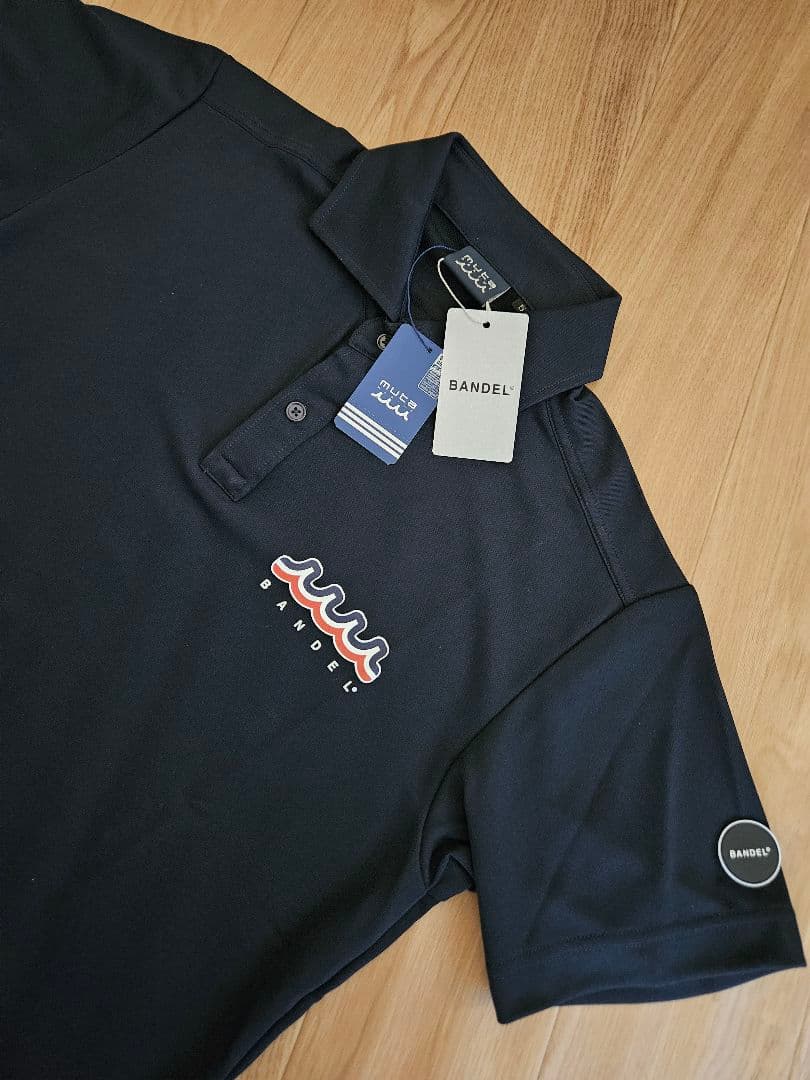 【BANDEL×muta】コラボ　ポロシャツ　ネイビー　新品未使用