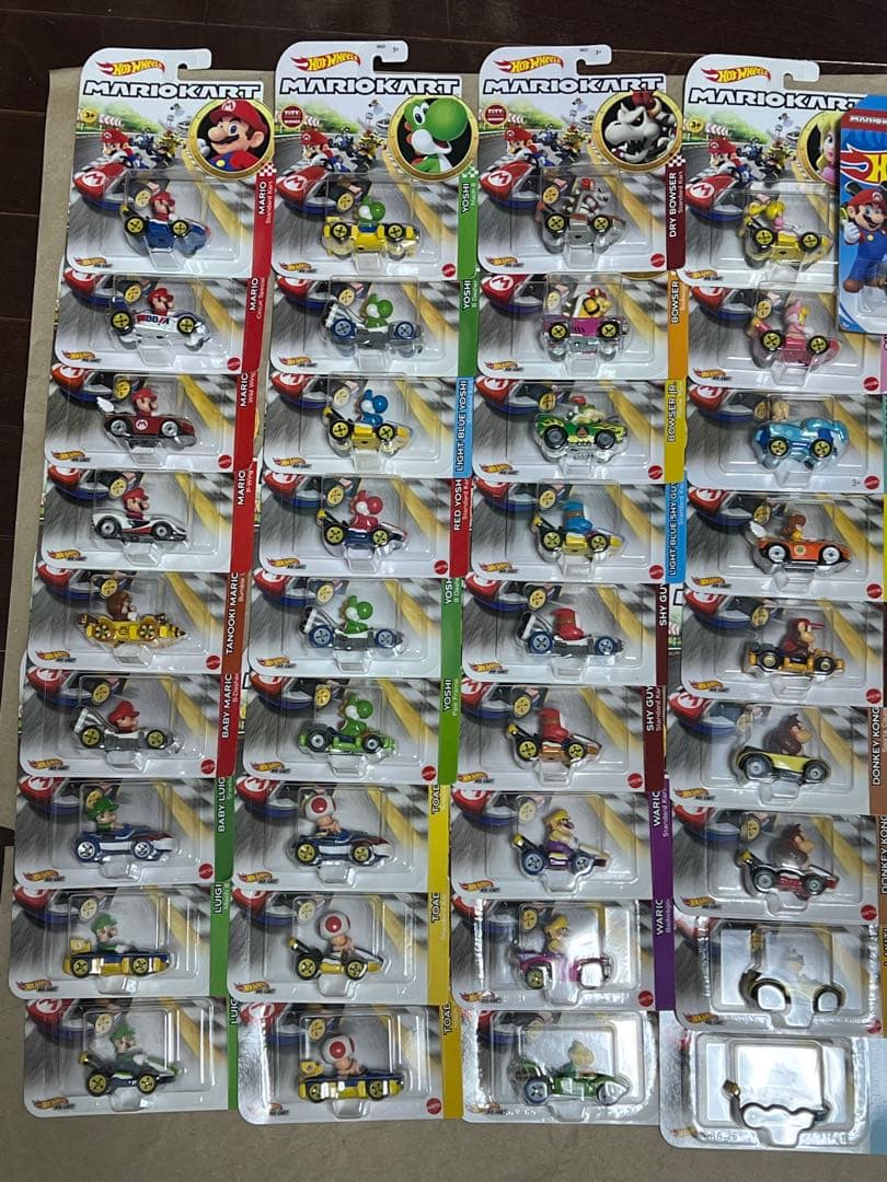 ホットウィール マリオカート ミニカー 37台セット（ホネクッパ、ロゼッタ等）