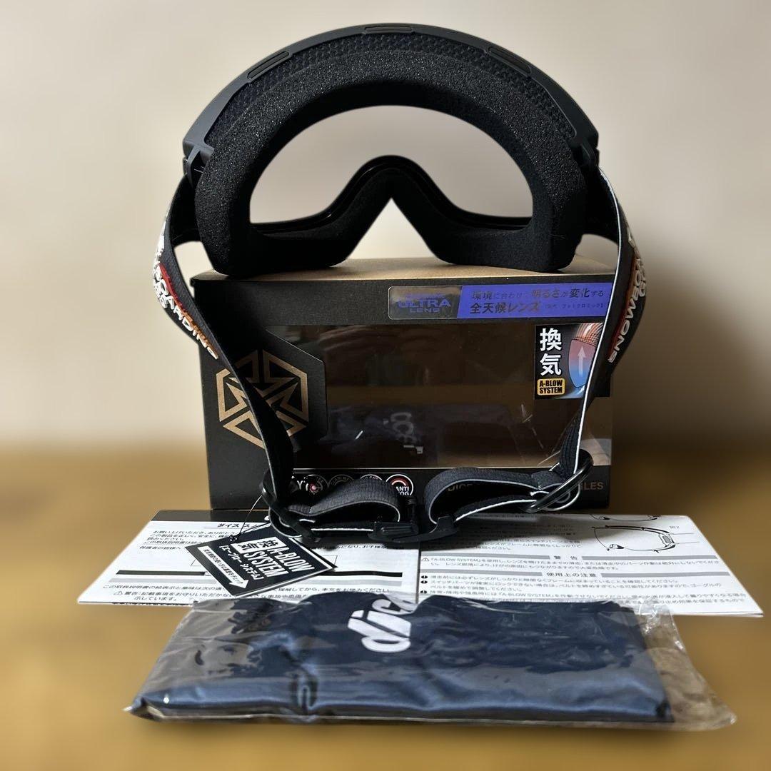 DICEゴーグルGOODMAN MATTE BLKカラー新品未使用