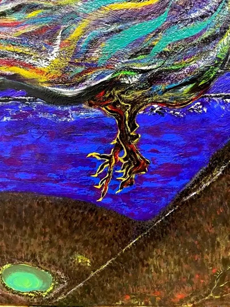 【◉永遠に】F30号　　souling_y アクリル画