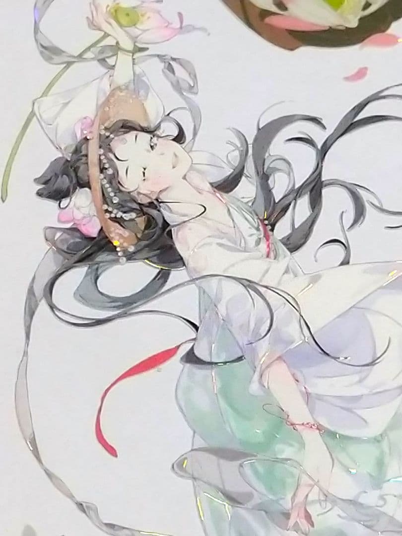 ✩再販✩J961＃珠袖剑舞(贝壳光)shine切り売り海外人物マステ