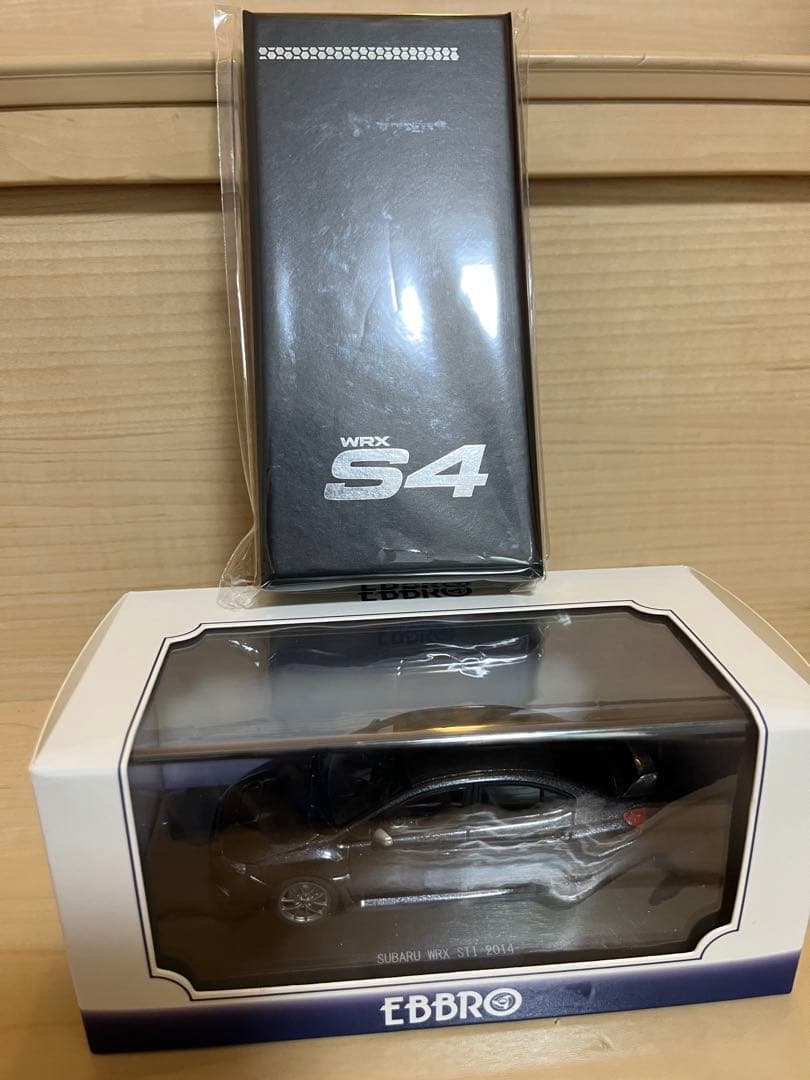 EBBRO WRX STI 2014 1/43 ミニカー ダークグレー
