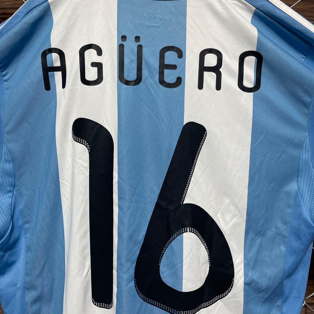 新品タグ付き adidas アルゼンチン代表 2011 アグエロ　ユニフォーム