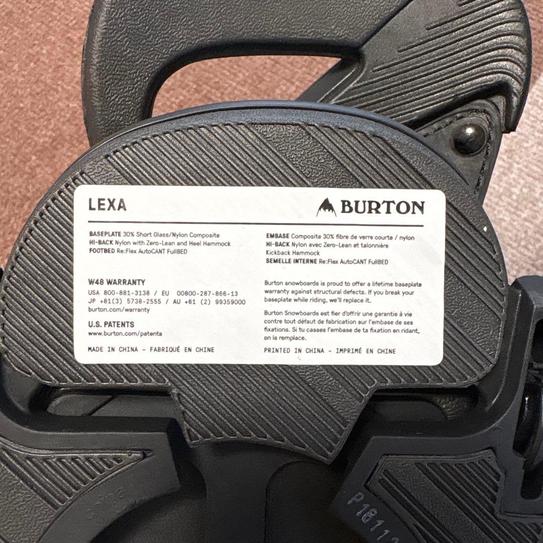 スノボードビンディングBURTON LEXA (Sサイズ)^_^2日間限定値下げ