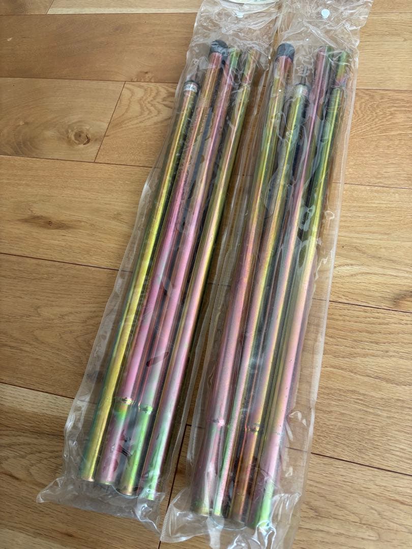 オガワ　スチールポール200センチ　2セット（8本）