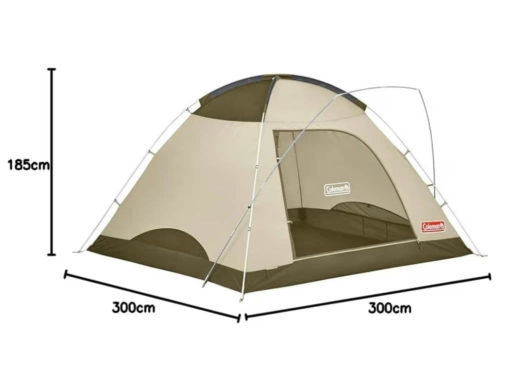 コールマン　タフワイドドーム IV 300 ヘキサセット オリーブ/サンド