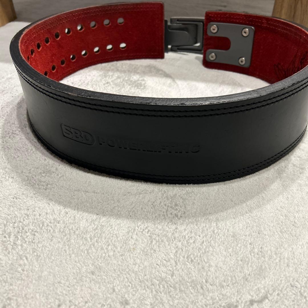 【処分価格】SBD 13mm パワーベルト　新ロゴサイズL