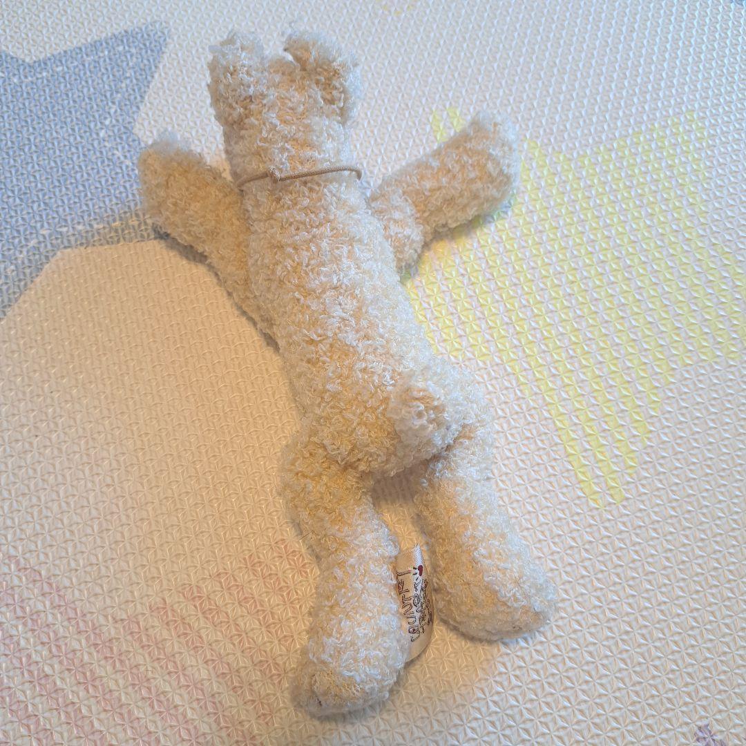 Country Heart Story クリーム色 犬のぬいぐるみ イヌ　白