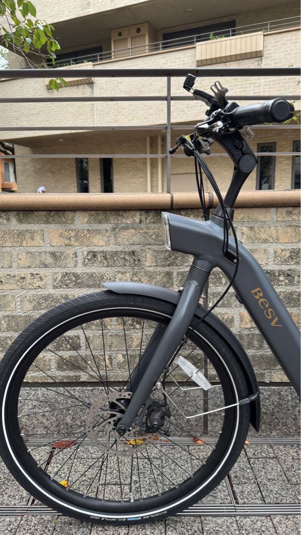 BESV 電動アシスト自転車 グレー 26インチ(手渡し)