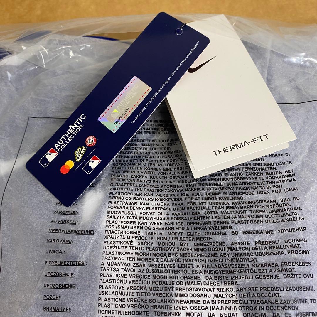 Мサイズドジャース選手着用パーカー ナイキ　大谷翔平　山本由伸　オーセンティック