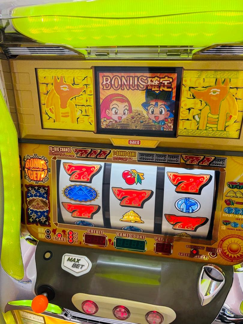 送料込み パチスロ 秘宝伝 4号機 クレア 実機 大都 スロット