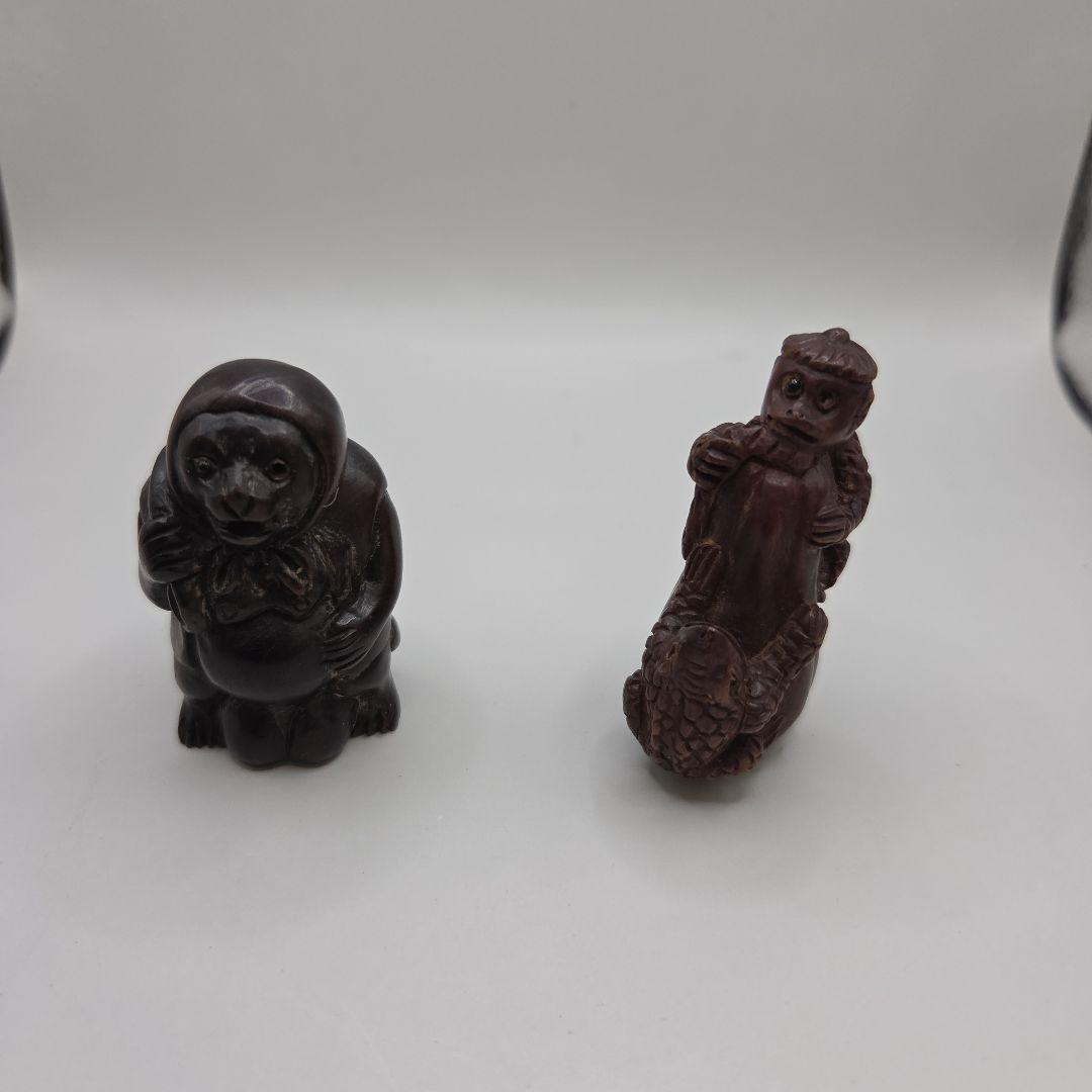 根付木彫り13点セット日昇米太郎