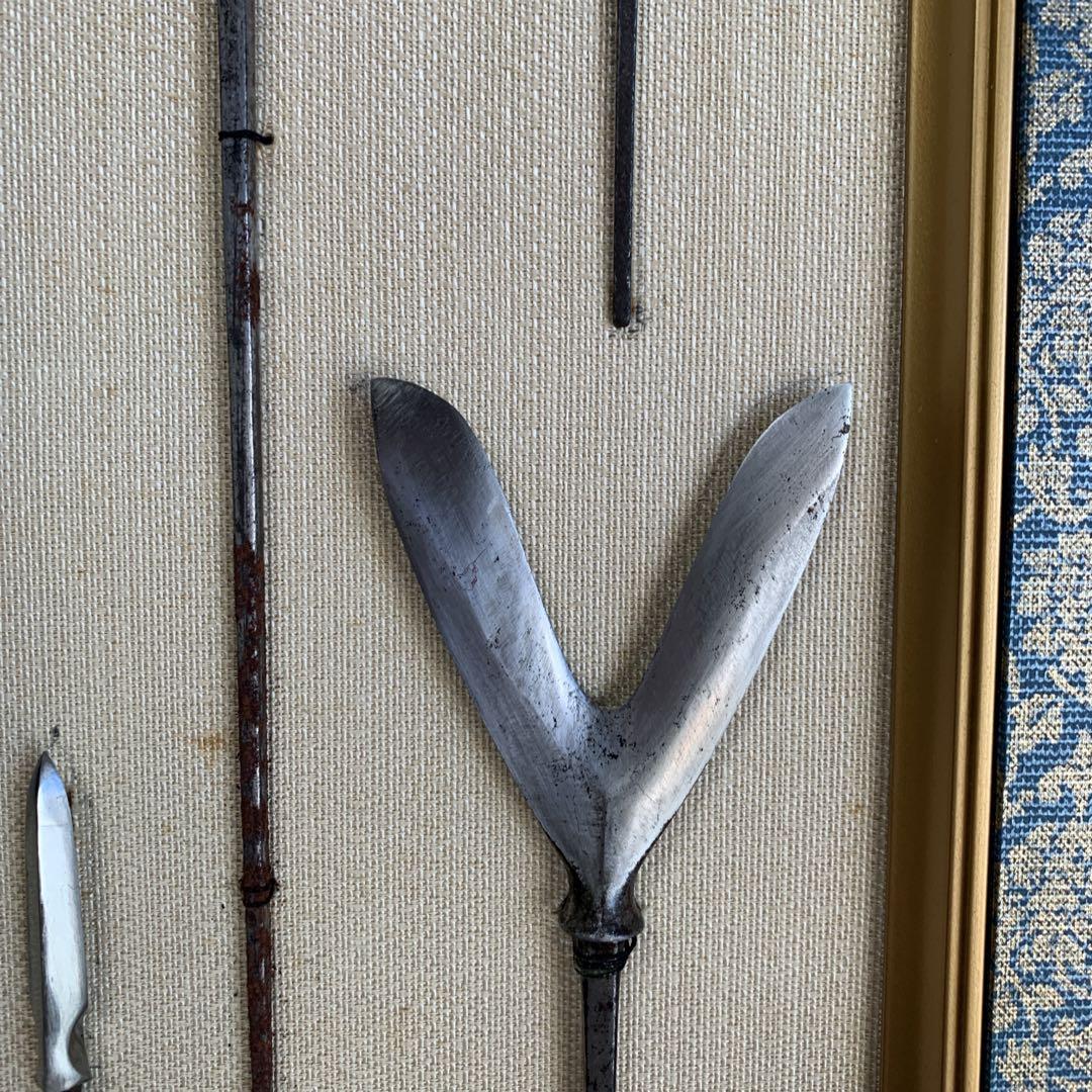 貴重骨董品⭐︎矢尻　矢じり 鏃　やじり　透かし 武具　セット売り