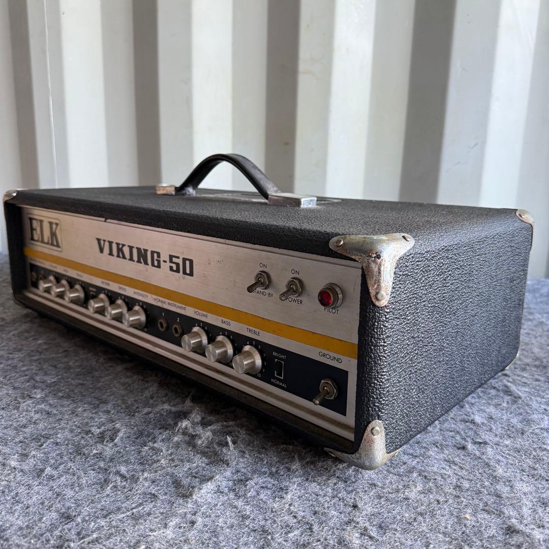 ジャンク　ELK VIKING-50バイキング ギターアンプ 真空管アンプ