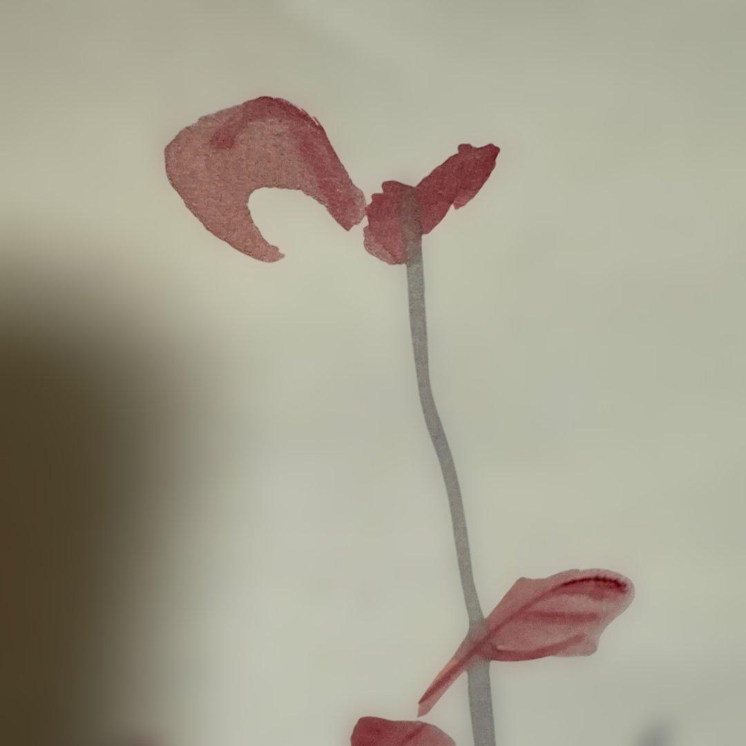 水墨画 掛軸 花と鳥　陳文蔚　真作