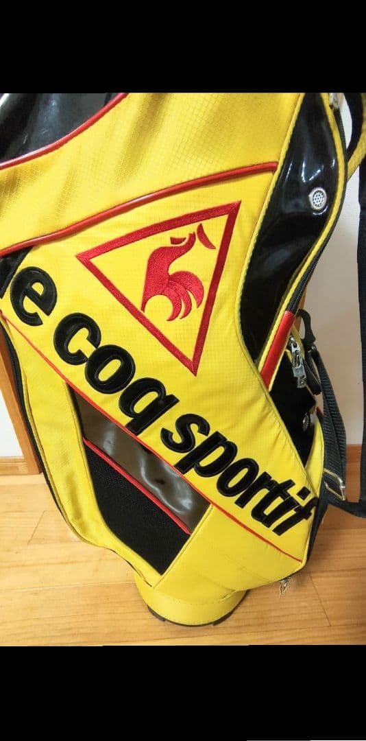 ★ルコックle coq sportif★ゴルフバッグ　イエロー系★