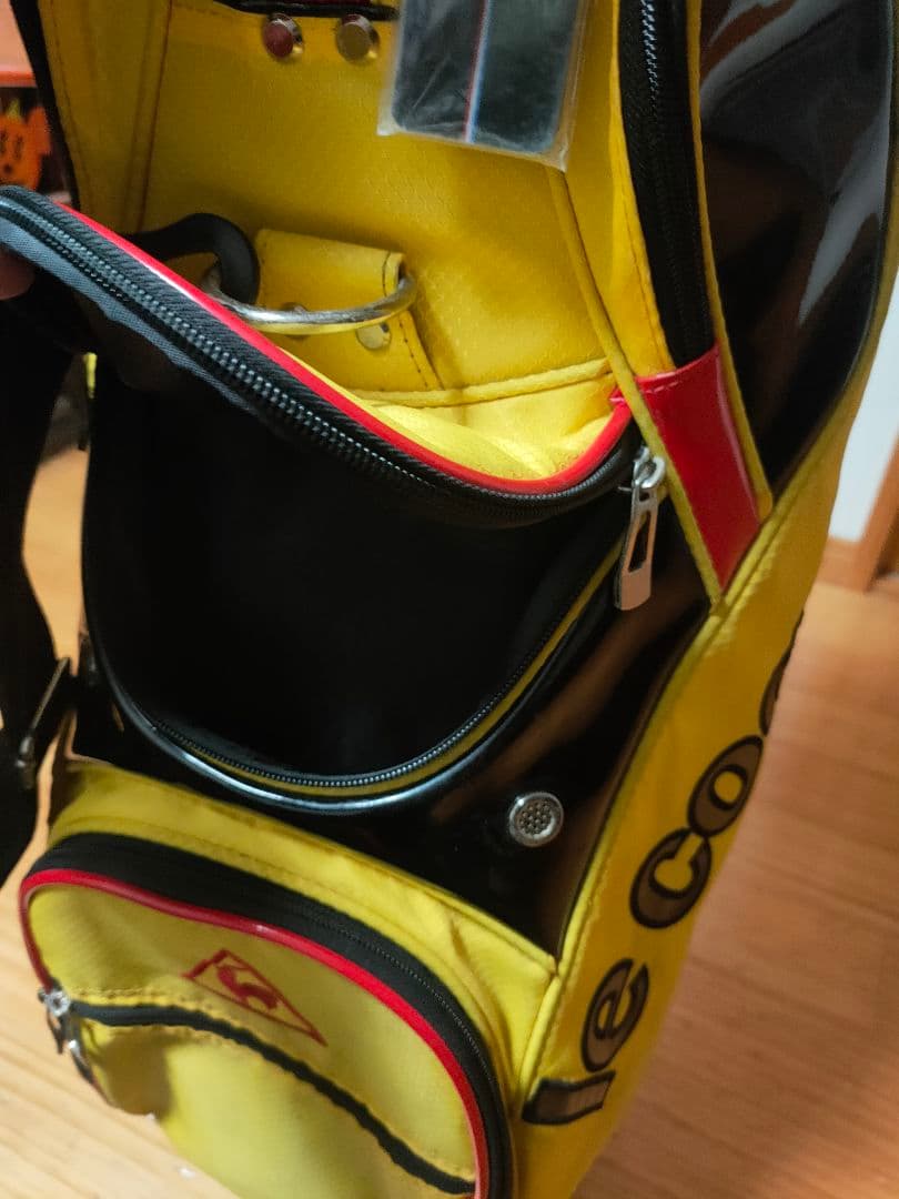 ★ルコックle coq sportif★ゴルフバッグ　イエロー系★