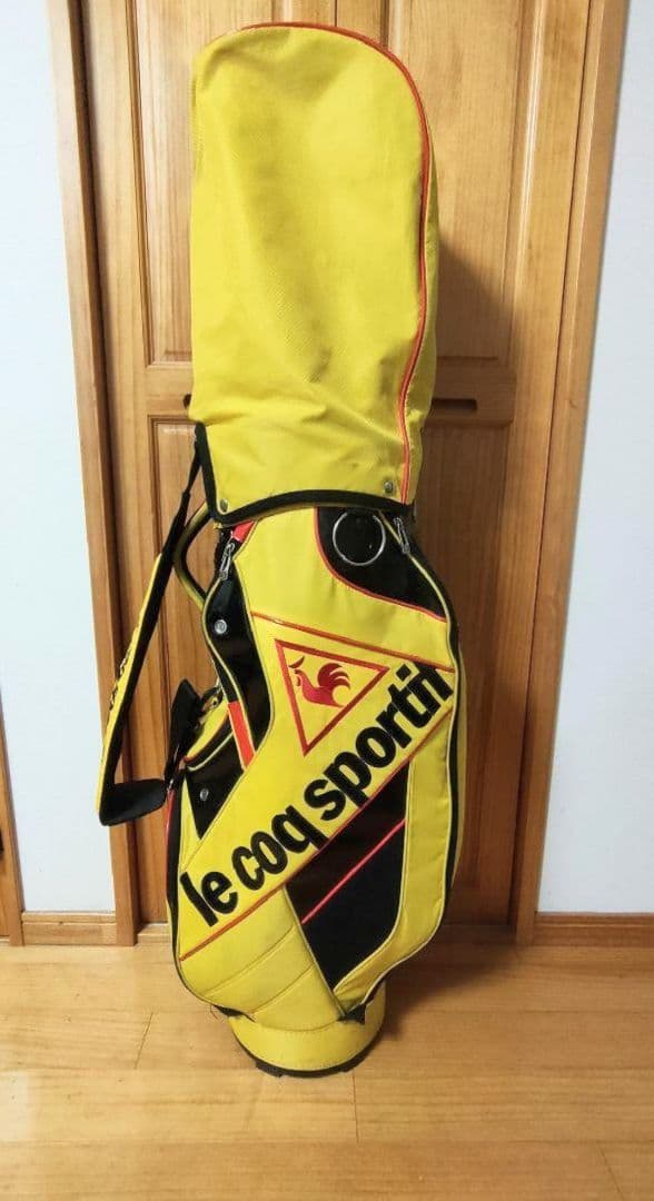 ★ルコックle coq sportif★ゴルフバッグ　イエロー系★