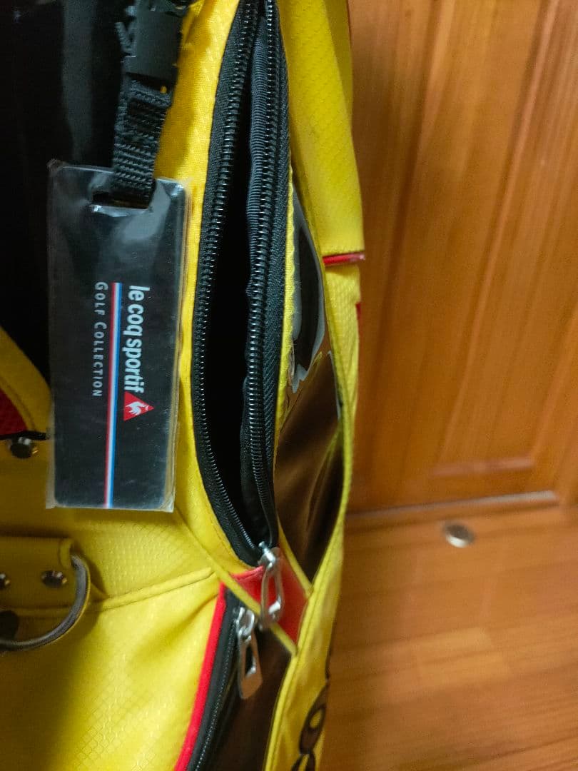 ★ルコックle coq sportif★ゴルフバッグ　イエロー系★
