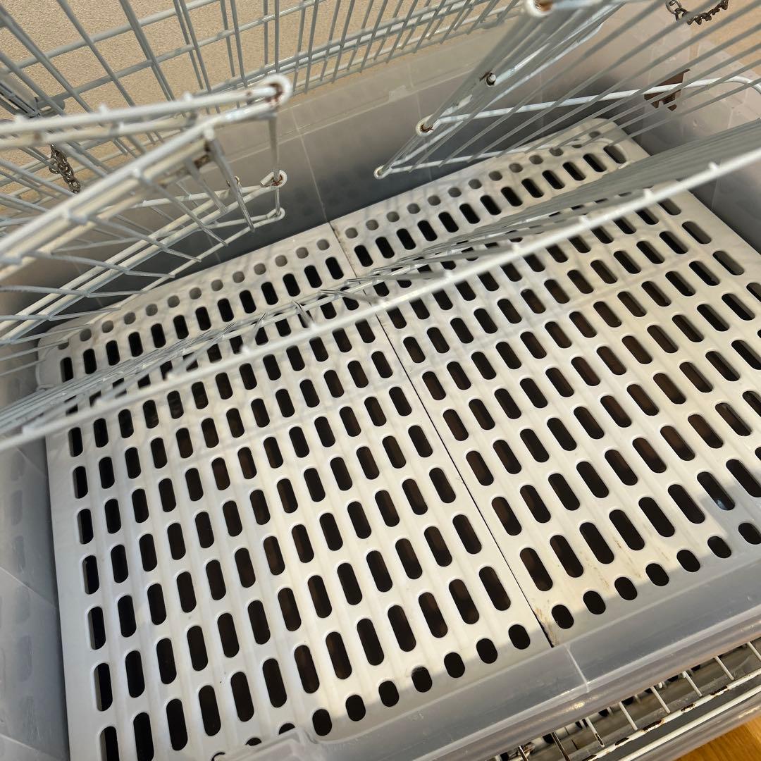 うさぎケージ　ミニマルランド　うさぎのかんたんおそうじケージ　ブラウンH60