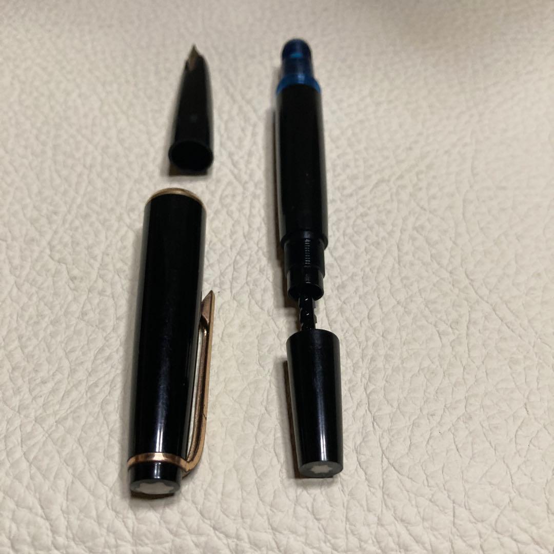 モンブラン No.320 585刻印 万年筆 K14 吸入式　簡易洗浄済　箱付