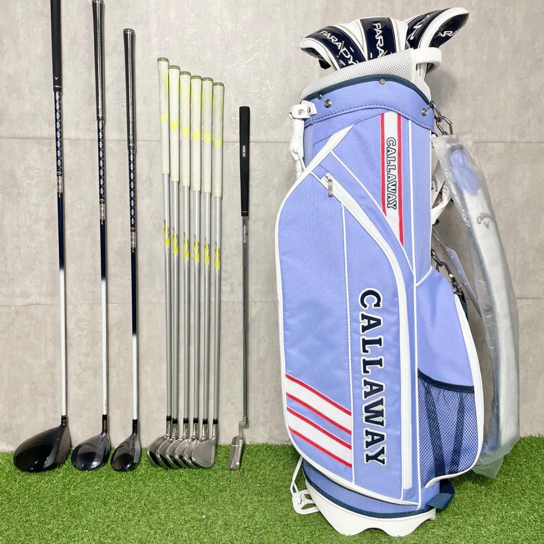 【バッグ新品】キャロウェイ パラダイム ゴルフクラブセット L 豪華10本 右