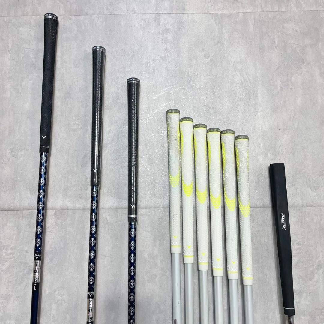 【バッグ新品】キャロウェイ パラダイム ゴルフクラブセット L 豪華10本 右