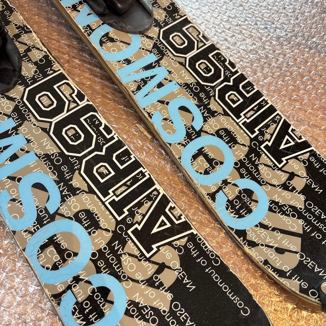 コスミックサーフ　サロモン　ショートスキー板　調整ビンディング付　工具不要