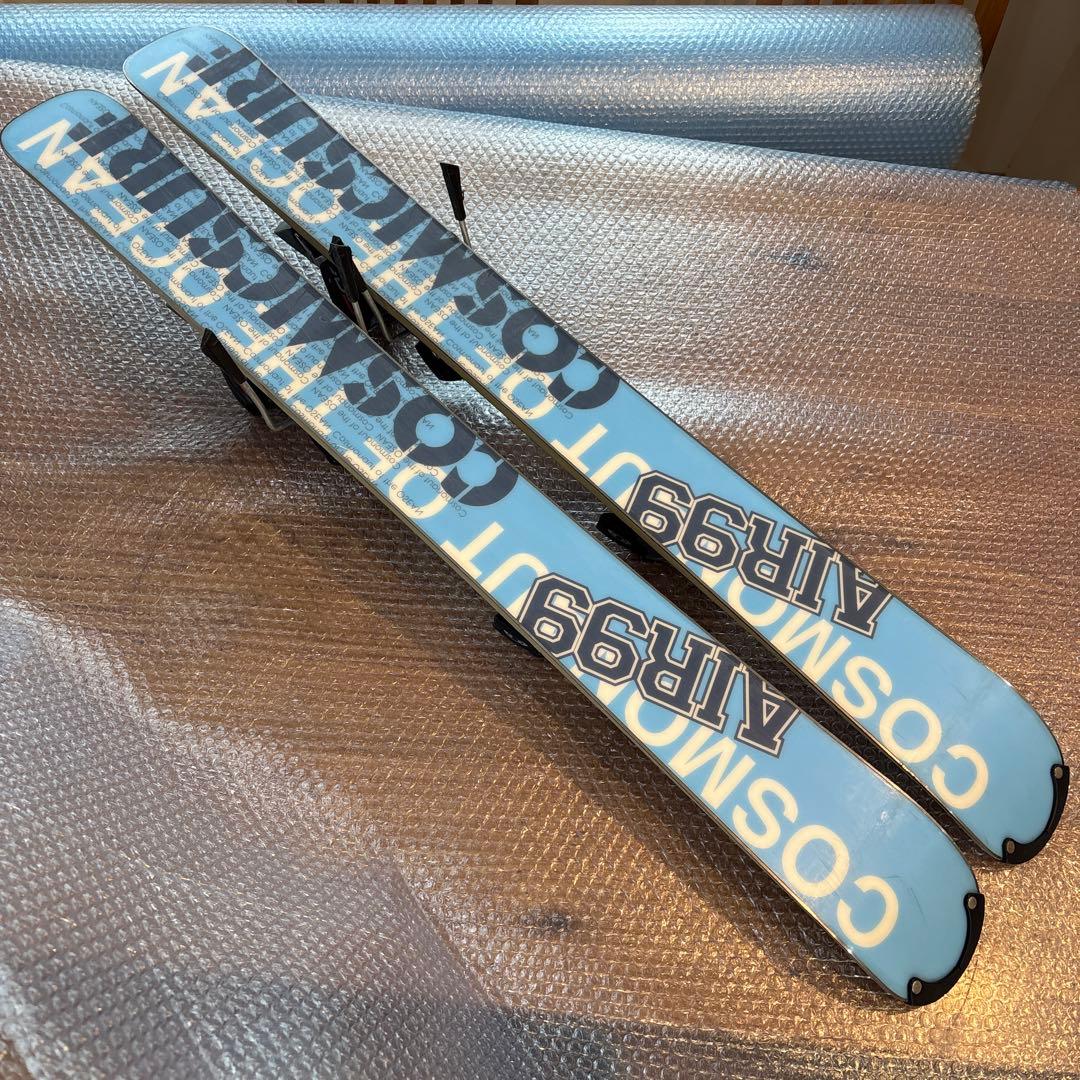 コスミックサーフ　サロモン　ショートスキー板　調整ビンディング付　工具不要