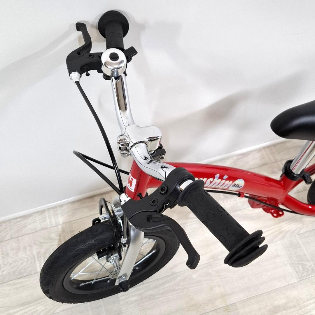 美品！★へんしんバイク2★12インチ★バランスバイク★スタンド付★未使用パーツ付