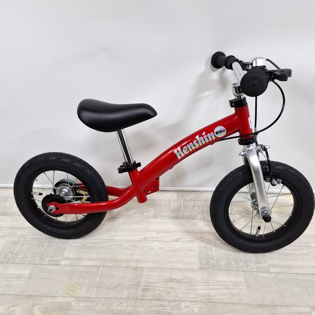 美品！★へんしんバイク2★12インチ★バランスバイク★スタンド付★未使用パーツ付