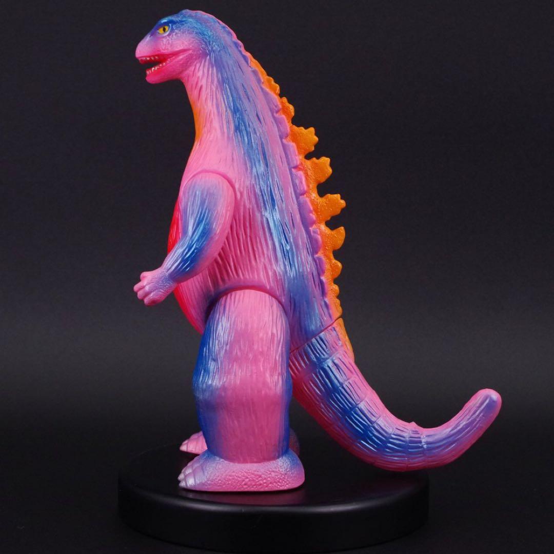 ブルマァクゴジラ プラモ版(ピンク)ソフビ怪獣マルサンGodzilla絶版カラー
