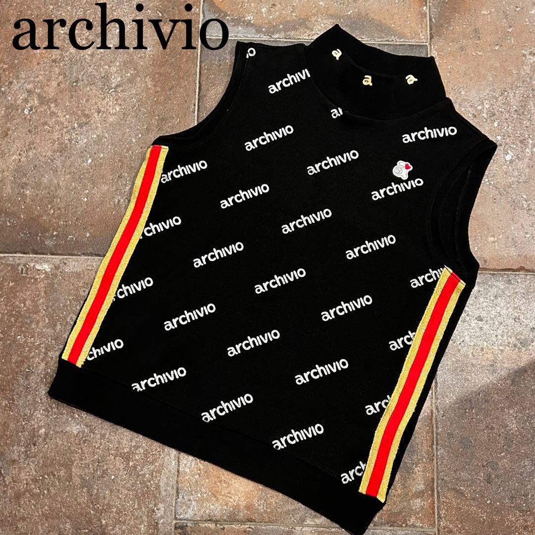 archivio ハイネック　ニット　ベスト　サイズ36