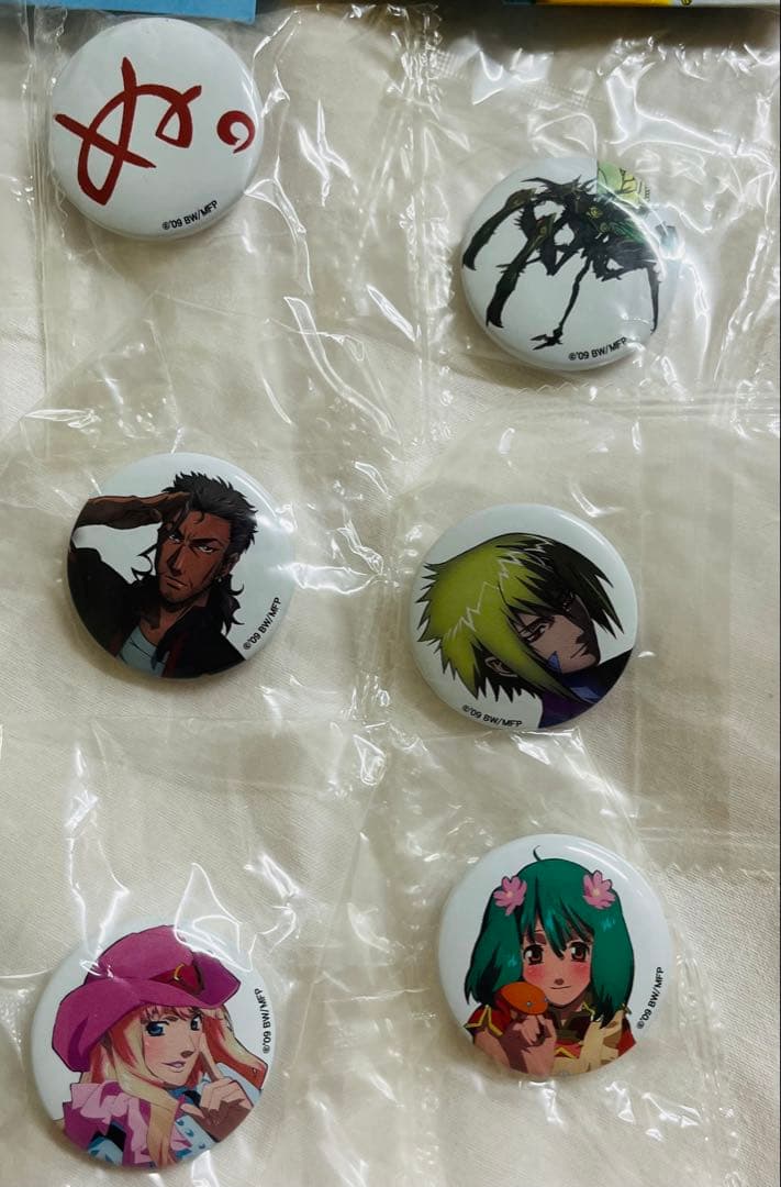 マクロスF ギラサマ ワクワク弾 缶バッジ 16種 シェリル ランカ アルト