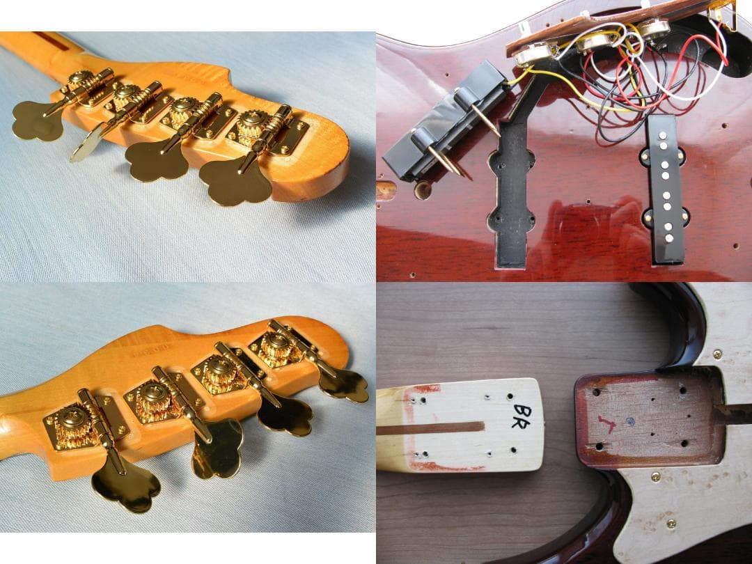 YAMAHA SB-500 70年代 特製ピックガード＆ブラス製ブリッジ