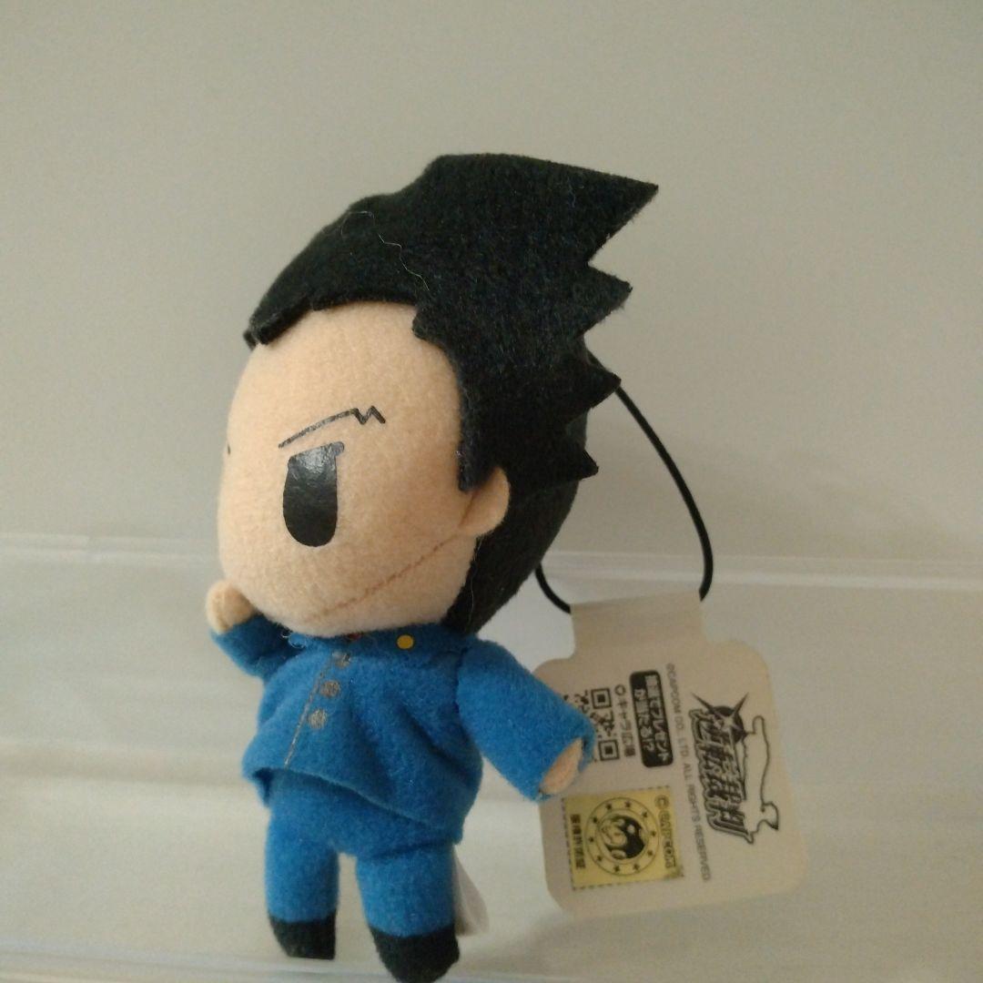 逆転裁判マスコットぬいぐるみ　成歩堂龍一 御剣怜侍　【レア】