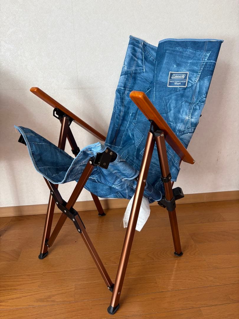 コールマン　モンロー　インディゴ　デニム調チェアー　希少！冬キャン！