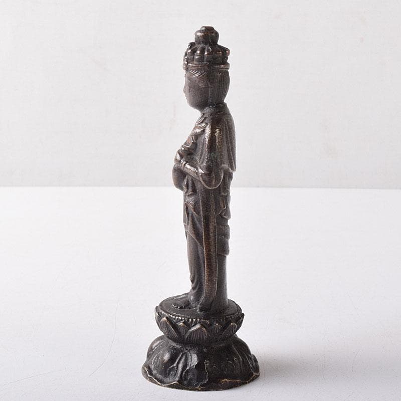 仏教美術　古銅　仏像　置物　V　R8392