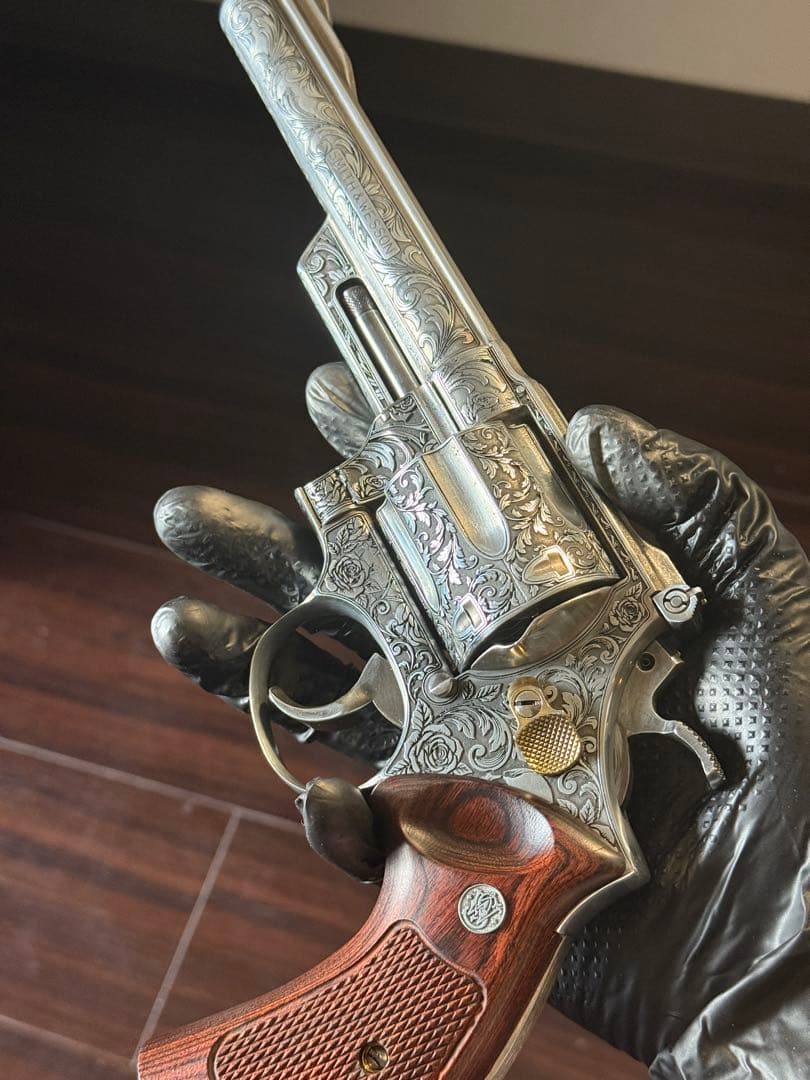 アラベスク彫刻 カスタム装飾モデル 観賞用 木製グリップ