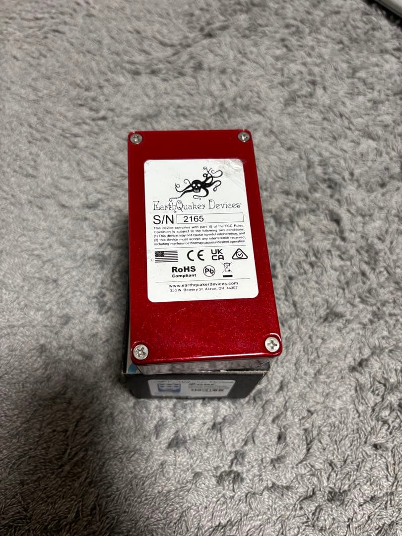 ギター EarthQuaker Devices Zoar cherry bomb