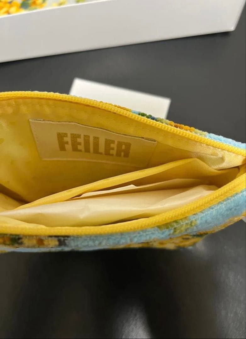 レモンジーナ様　フエイラー ミモザソラーレ タオルハンカチ　ゲストタオル　ポーチ