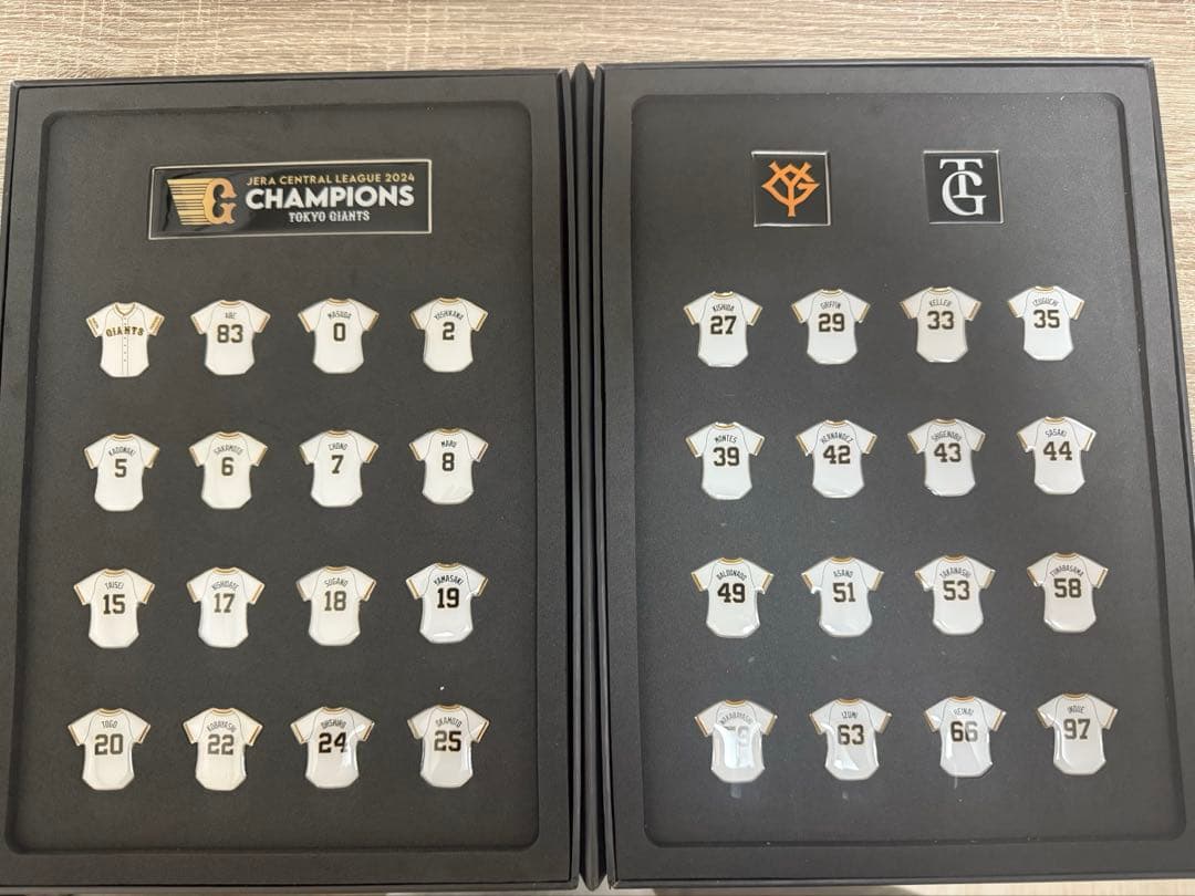 巨人　2024優勝記念ピンコレクション