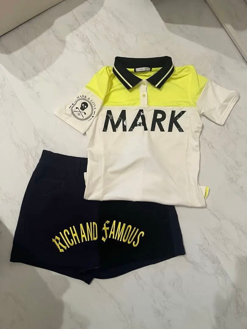 MARK&LONA ポロシャツとショートパンツ マークアンドロナ